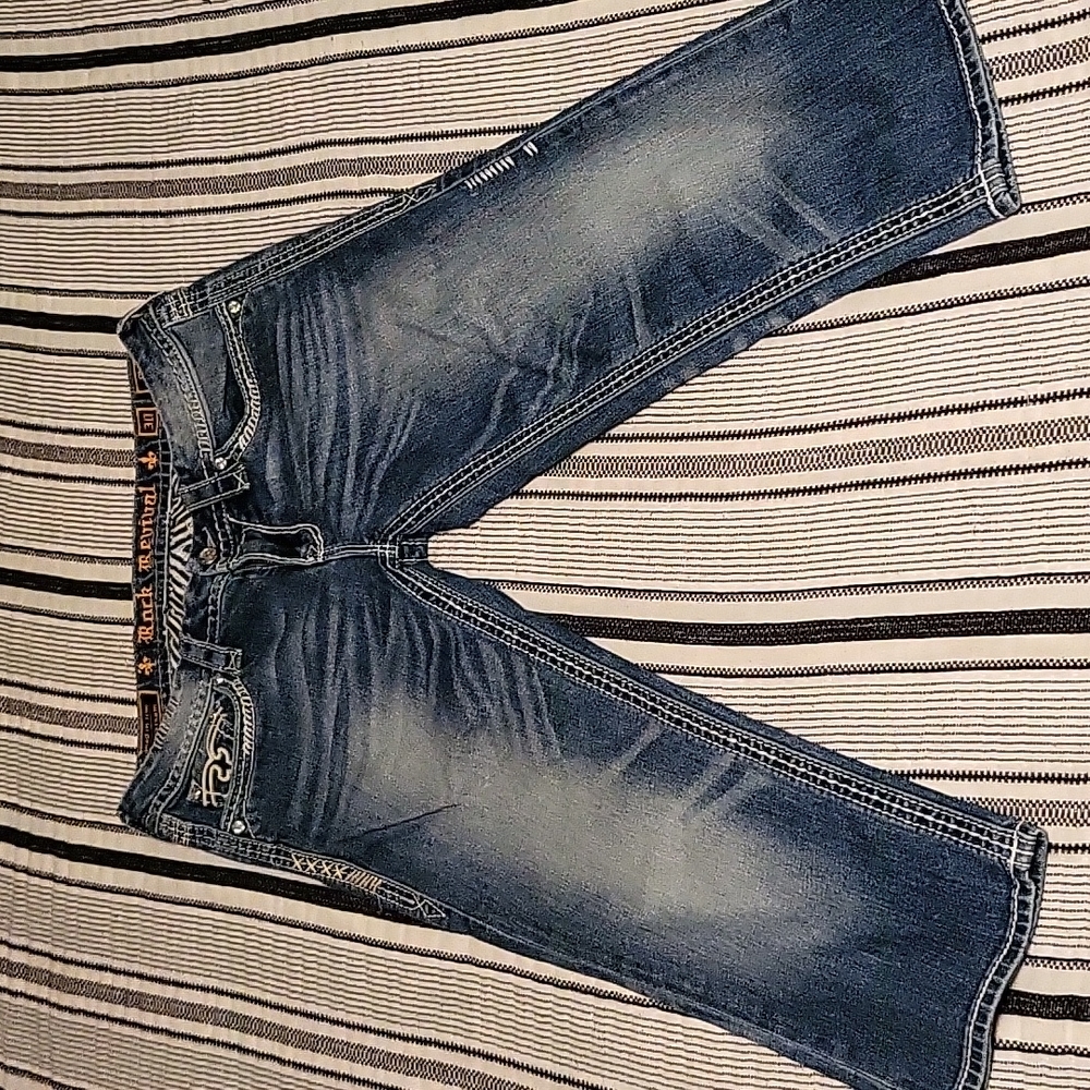 Rock Revival crop jeans